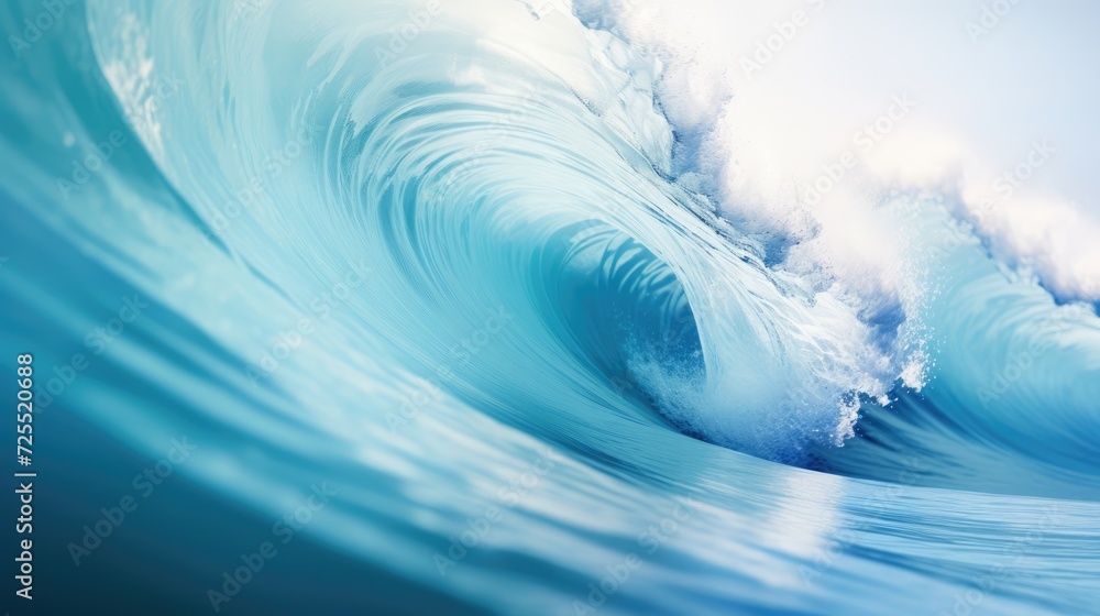 Huge wave breaking with a lot of spray and splash Huge wave breaking with a lot of spray and splash