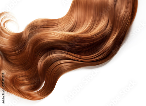 hair white background hair care concept