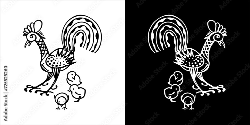 Fototapeta premium Illustration vector graphics of ChildDarling icon