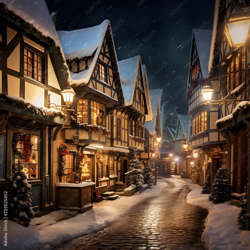 Christmas in the old town of Rothenburg ob der Tauber