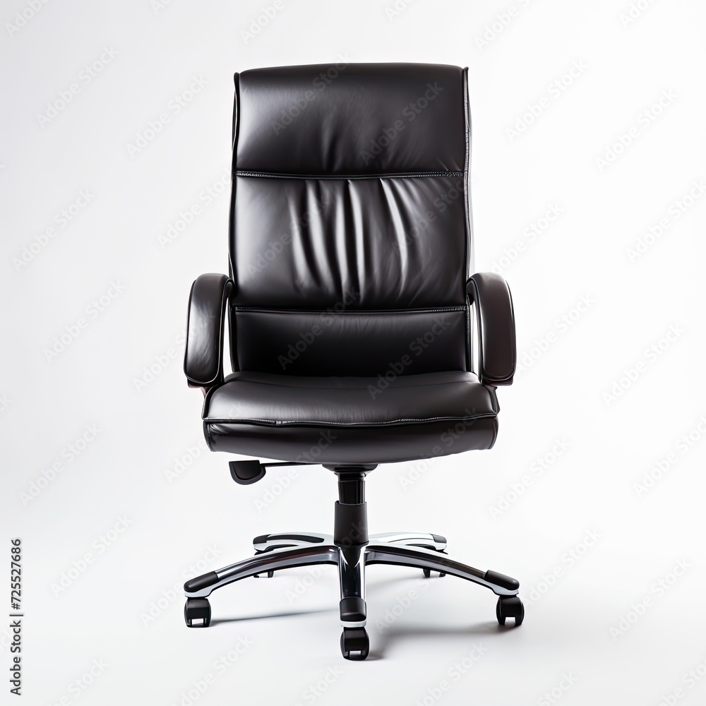 black office chair on white background black office chair on white background
