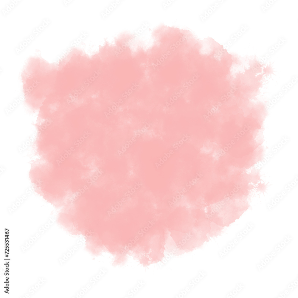 round watercolor background for decoration  