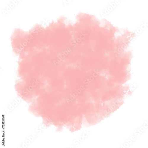 round watercolor background for decoration 