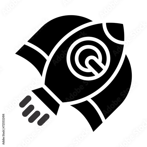 Rocket Ship Vector Icon