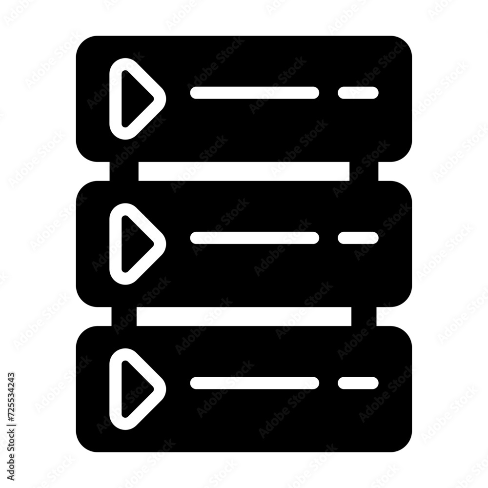 Server Vector Icon Server Vector Icon