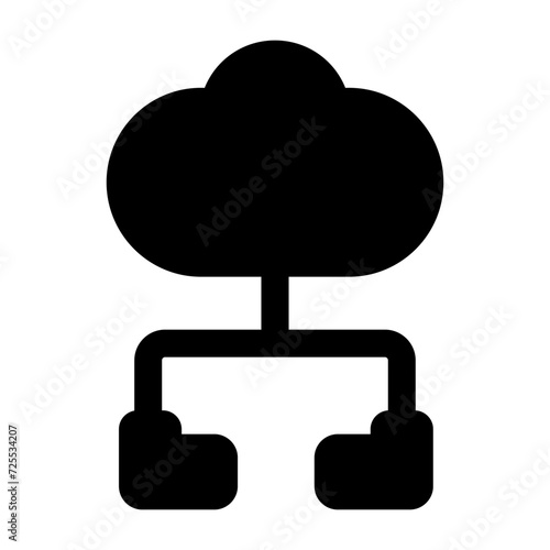 Cloud Computing Vector Icon