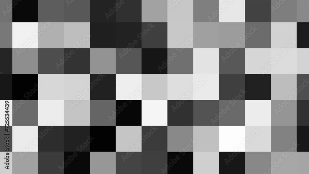 Black and white pixel animation Black and white pixel animation