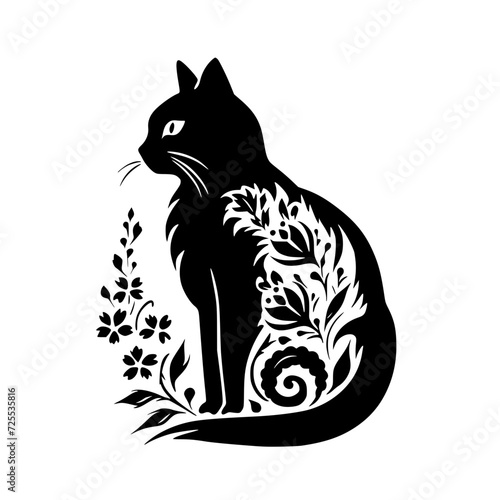 cat svg bundle, cat floral svg, car lover svg, animal svg bundle, domestic pet svg, cat mom svg, cat bundle svg, cat mama svg, cat printable svg, flower svg, plant svg, floral svg, silhouette cat, cat