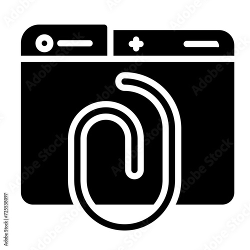Atachment Vector Icon