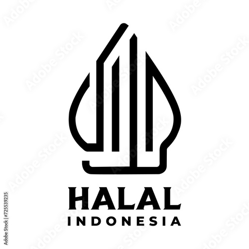 Halal Indonesia logo new branding. Indonesian halal logo rebranding