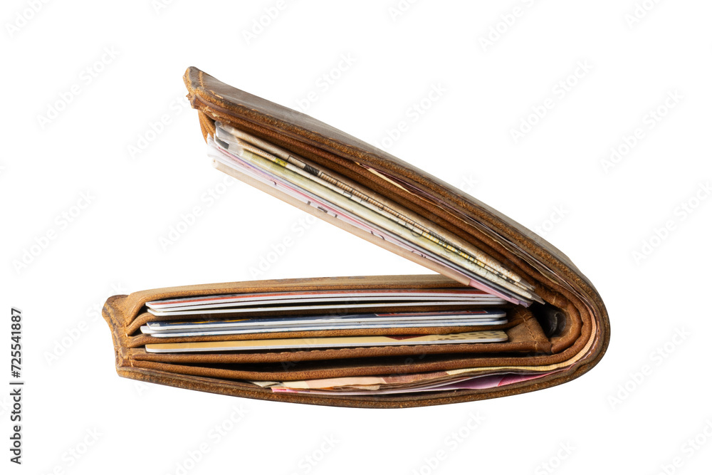 leather wallet with license and money leather wallet with license and money