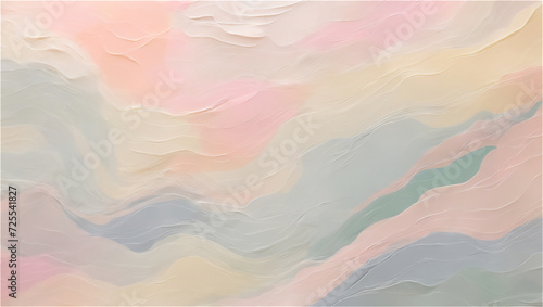 Abstract Pastel Painting With Textured Brushstrokes Capturing Light and Shade