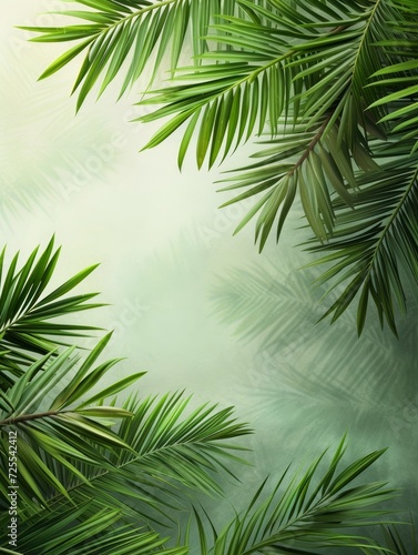 Palm Sunday Poster design  realistic  HD  copy space - generative ai