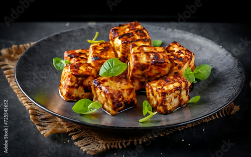 Capture the essence of Tempeh Mendoan in a mouthwatering food photography shot