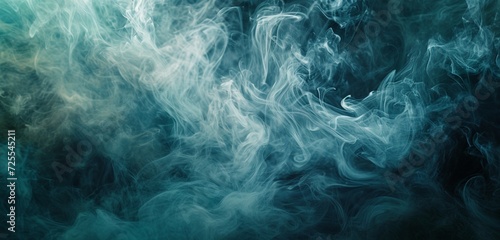 A stunning blend of sapphire and minty smoke, capturing ethereal beauty.