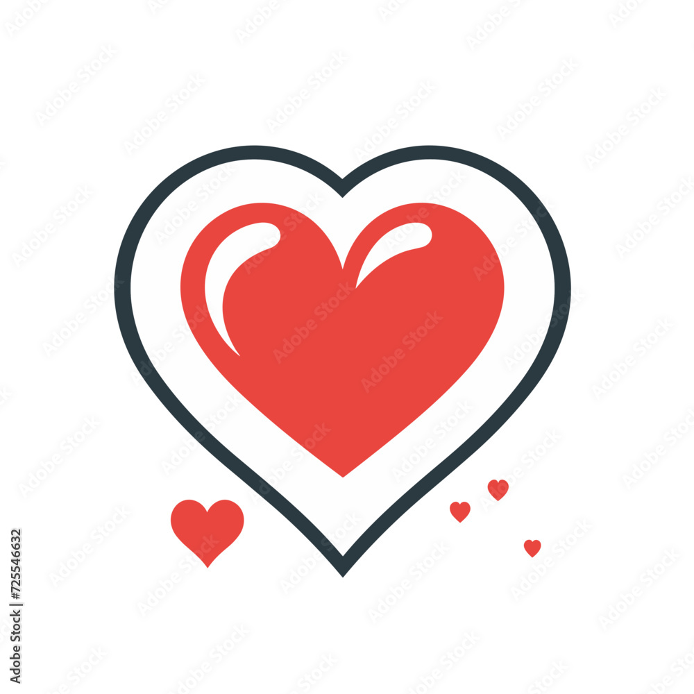 heart with a heart st valentines saint valentines vector illustration
heart with a heart st valentines saint valentines vector illustration