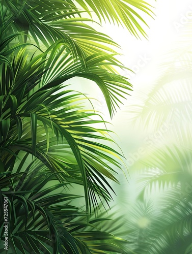 Palm Sunday Poster design  realistic  HD  copy space - generative ai