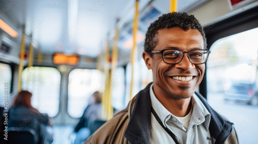 Advocate smiles with passion for promoting sustainable mobility Advocate smiles with passion for promoting sustainable mobility