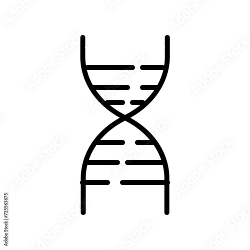 DNA solid icon