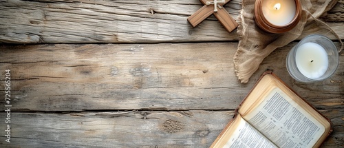 Christian Worship Essentials on Rustic Oak