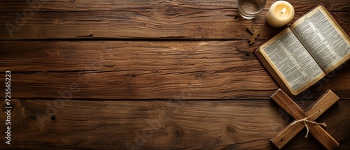 Christian Worship Essentials on Rustic Oak