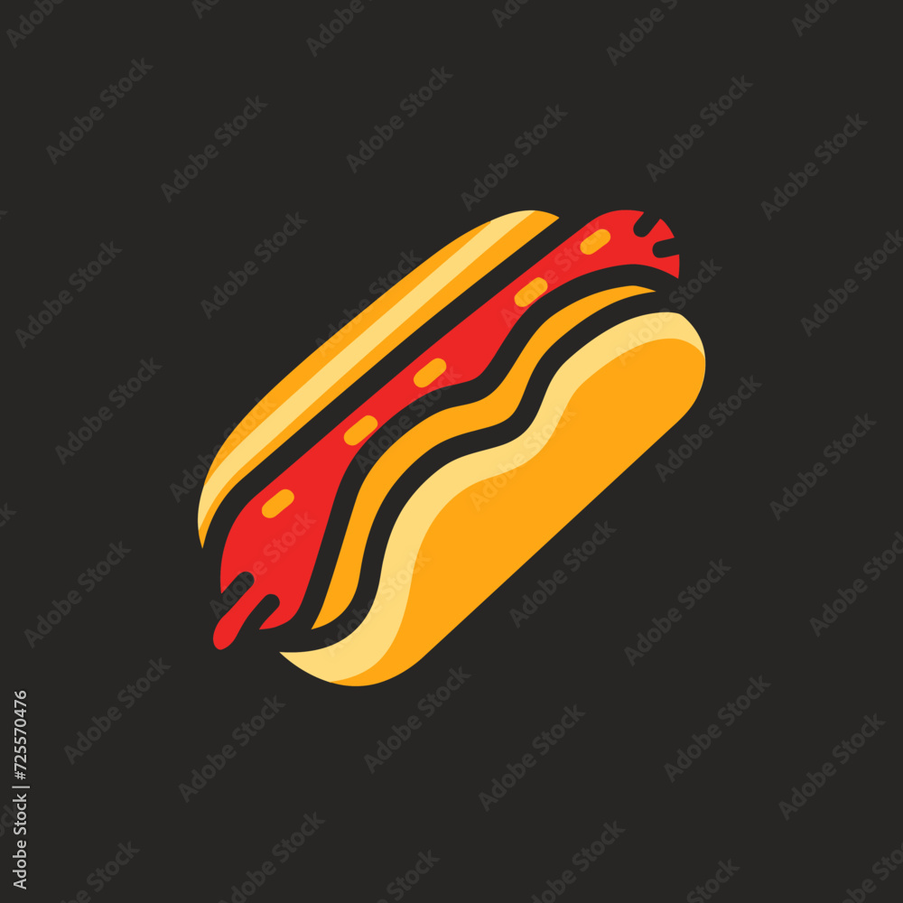 Hotdog Lines Logo Hotdog Lines Logo