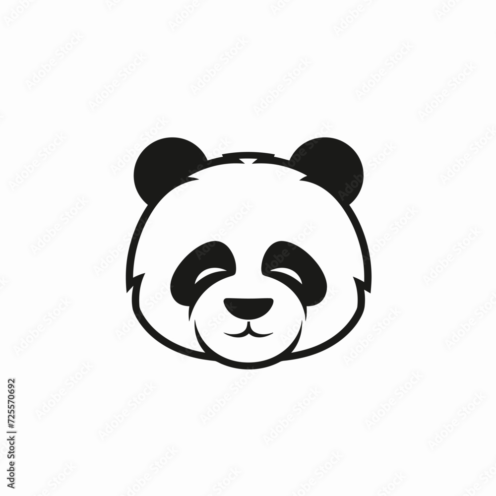 Panda Minimalist Logo Panda Minimalist Logo
