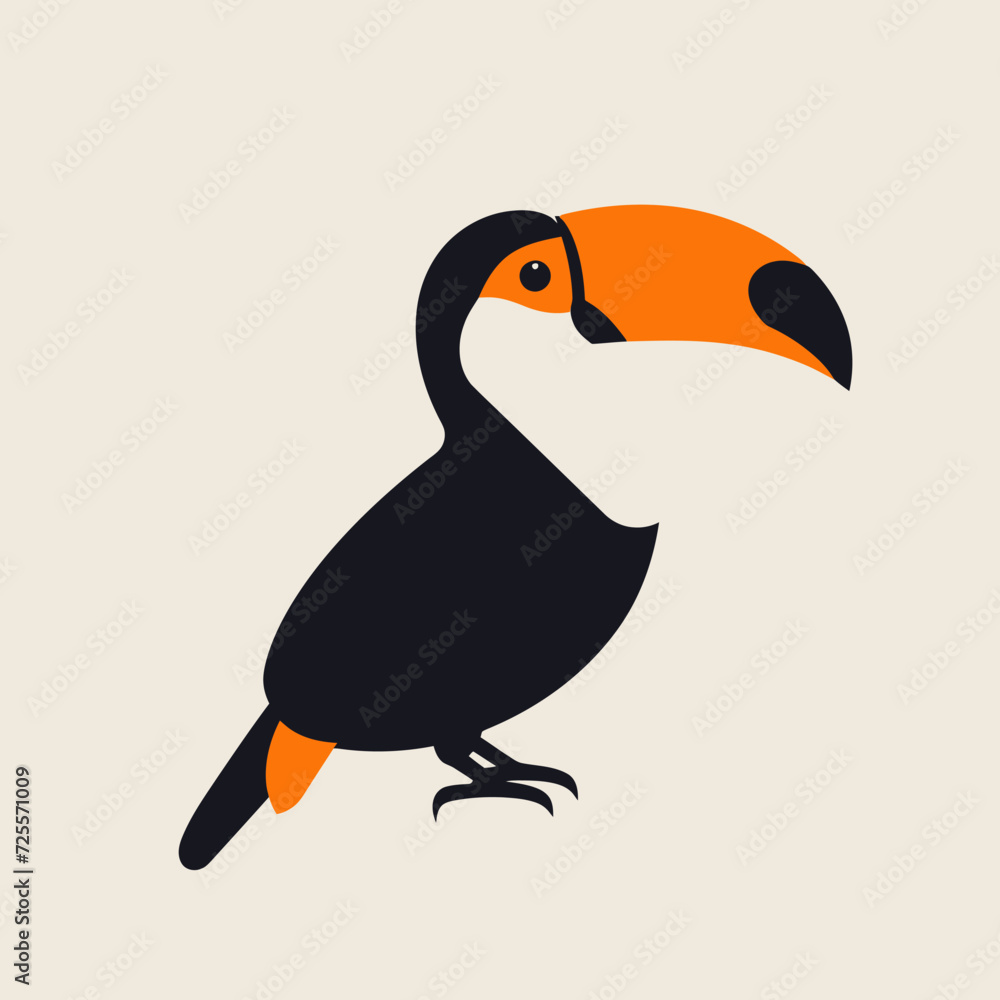 Fototapeta premium Toucan BIrd Logo