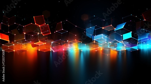 Wallpaper Mural Molecule Structure Close-Up Science Background Design Torontodigital.ca