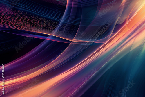 Abstract technology background with lines, ai technology