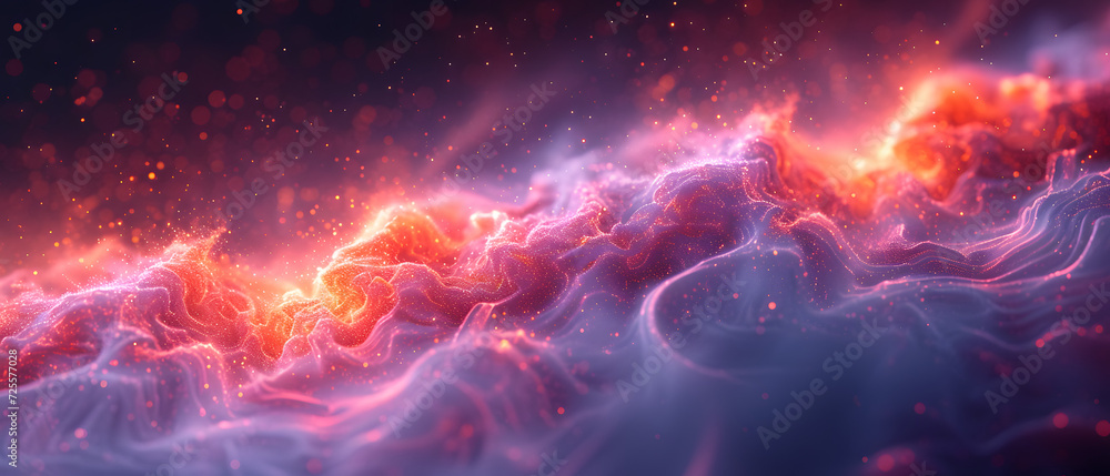 Colorful Background With Abundant Clouds Colorful Background With Abundant Clouds