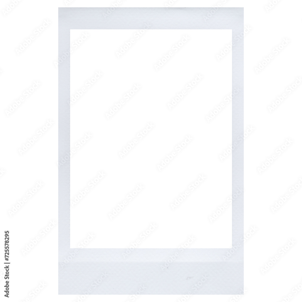 Fototapeta premium vintage film frame with a transparent background, instant photo polaroid frame isolated transparent background