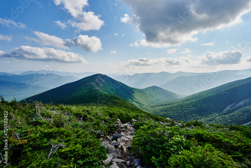 View from Mount Bond, White mountains National Forest, New Hampshire, United States photo