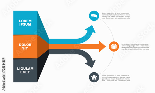 Infographic design template with place for your data. Vector illustration.
