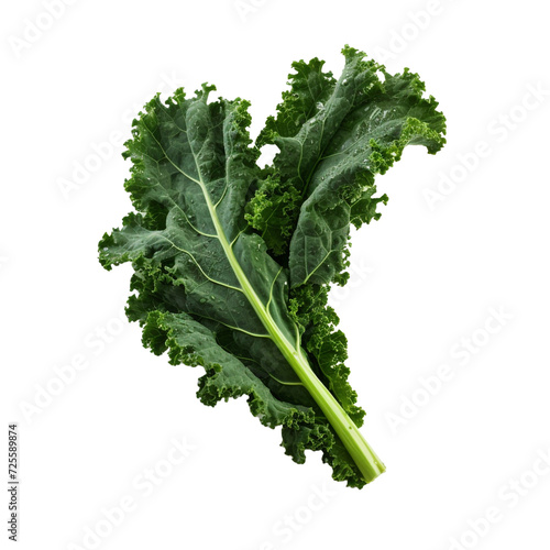 Kale isolated on transparent background