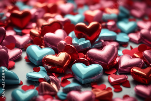 "Heart Shapes: Expressing Love in 3D for Valentine's Day"