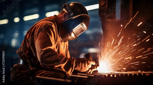 Industrial welding proficiency of a commercial welder