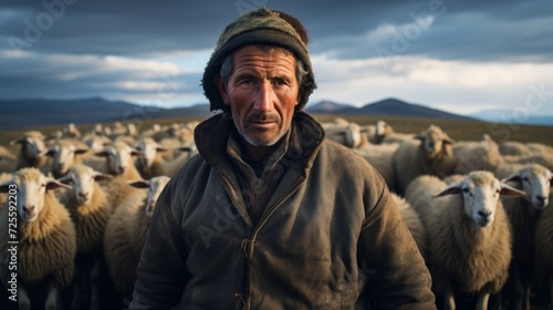 Capturing the shepherd's connection to the flock and pastures
