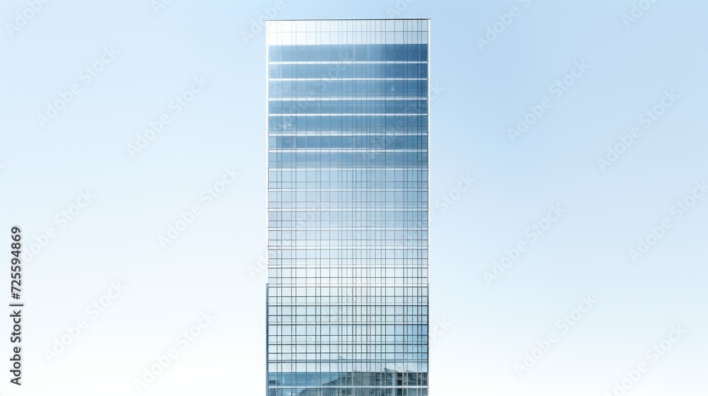 Modern skyscraper Against the background of bright sky, city concept Modern skyscraper Against the background of bright sky, city concept