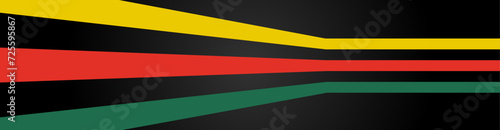 Free Download African-Americans Black history month lettering with colorful triangle pattern background. banner, cover, poster, flyer, horizontal template, background, website, Sale. vector illustration - GFXLoad