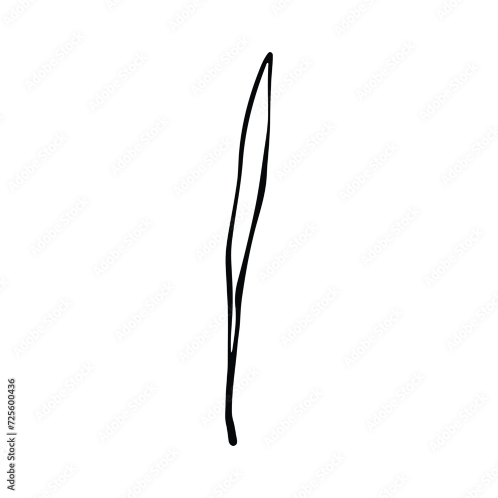 Single Leaf Line Art Illustration Isolated in White. Floral decoration branch leaf plant line. Modern single line art, aesthetic contour. Perfect for home decor such as posters, wall art, tote bag etc Single Leaf Line Art Illustration Isolated in White. Floral decoration branch leaf plant line. Modern single line art, aesthetic contour. Perfect for home decor such as posters, wall art, tote bag etc