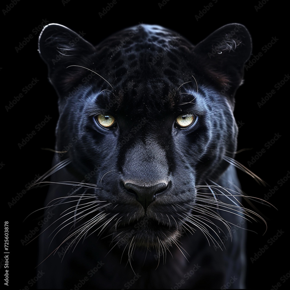Close up of Black Panther