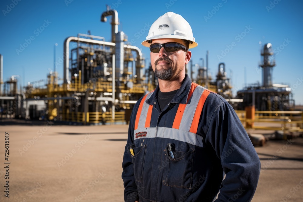 Capturing the Essence of Industry: A Petroleum Pump Operator in His Element Amongst Oil Wells and Pumpjacks Capturing the Essence of Industry: A Petroleum Pump Operator in His Element Amongst Oil Wells and Pumpjacks