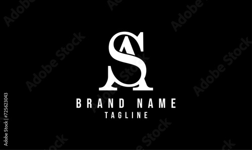 as logo, sa logo, as monogram, sa monogram, luxury logo, fashion logo, monogram, brand, as, sa,  photo