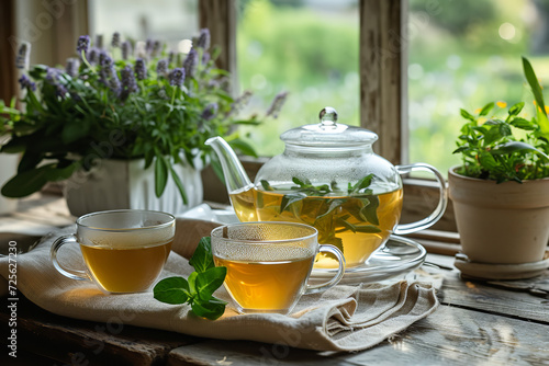 Family tradition of Sunday afternoon herbal tea - fostering bonds and relaxation - as the family comes together to enjoy the warmth and comfort of the brew.