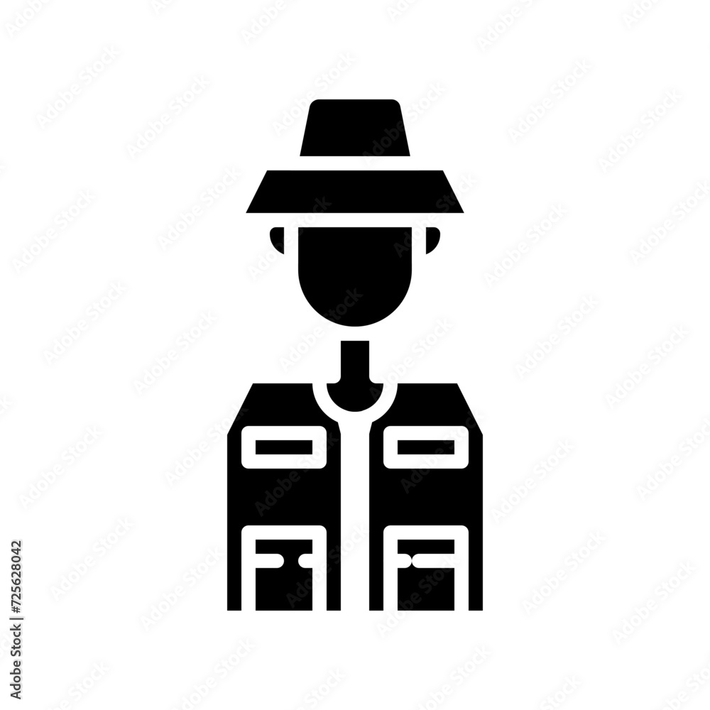 fisherman solid icon fisherman solid icon