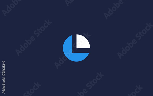 letter l with circle logo icon design vector design template inspiration