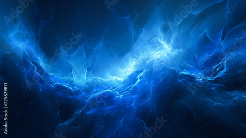 Blue abstract futuristic technology, cloud and data background