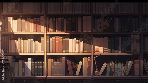 暗い部屋の本棚_2