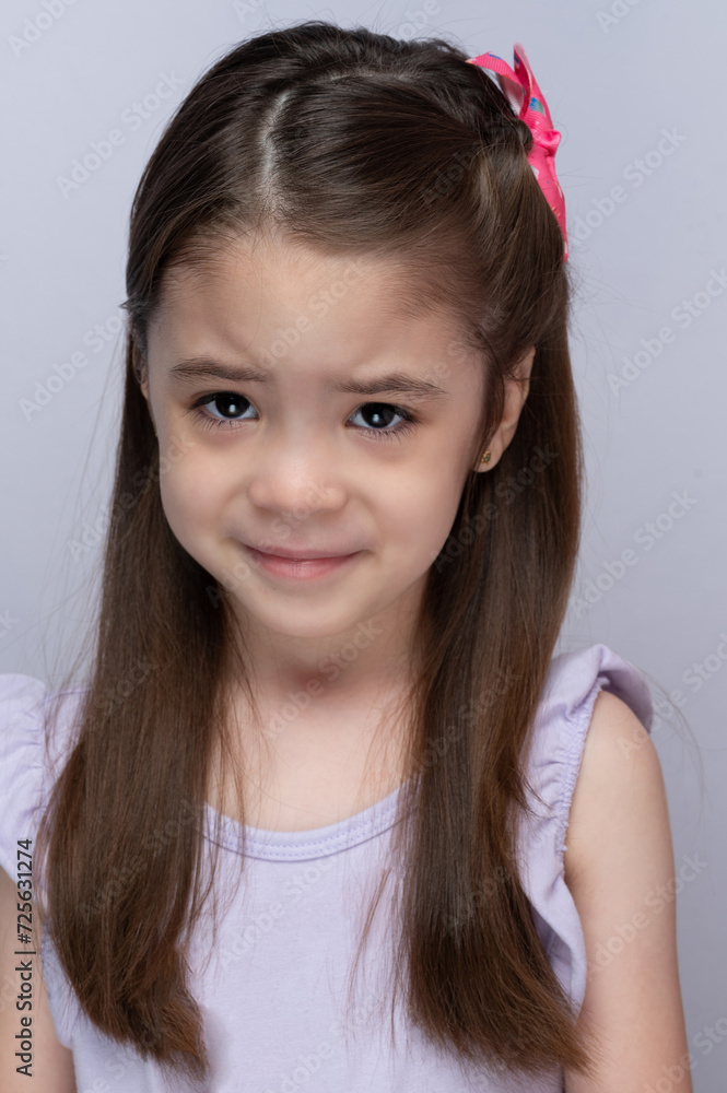 Portrait headshot of caucasian kid Portrait headshot of caucasian kid